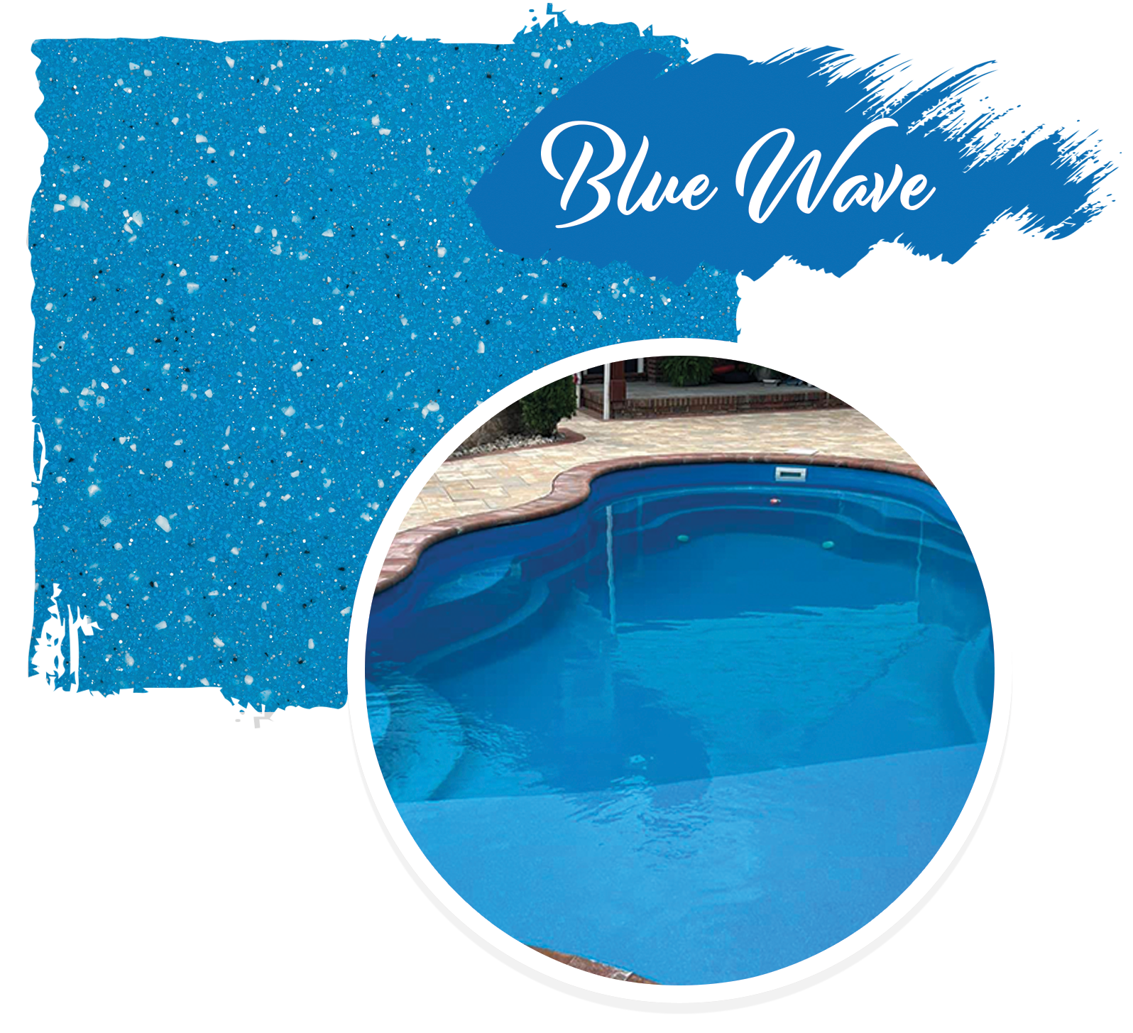 blue wave fiberglass pool shell color