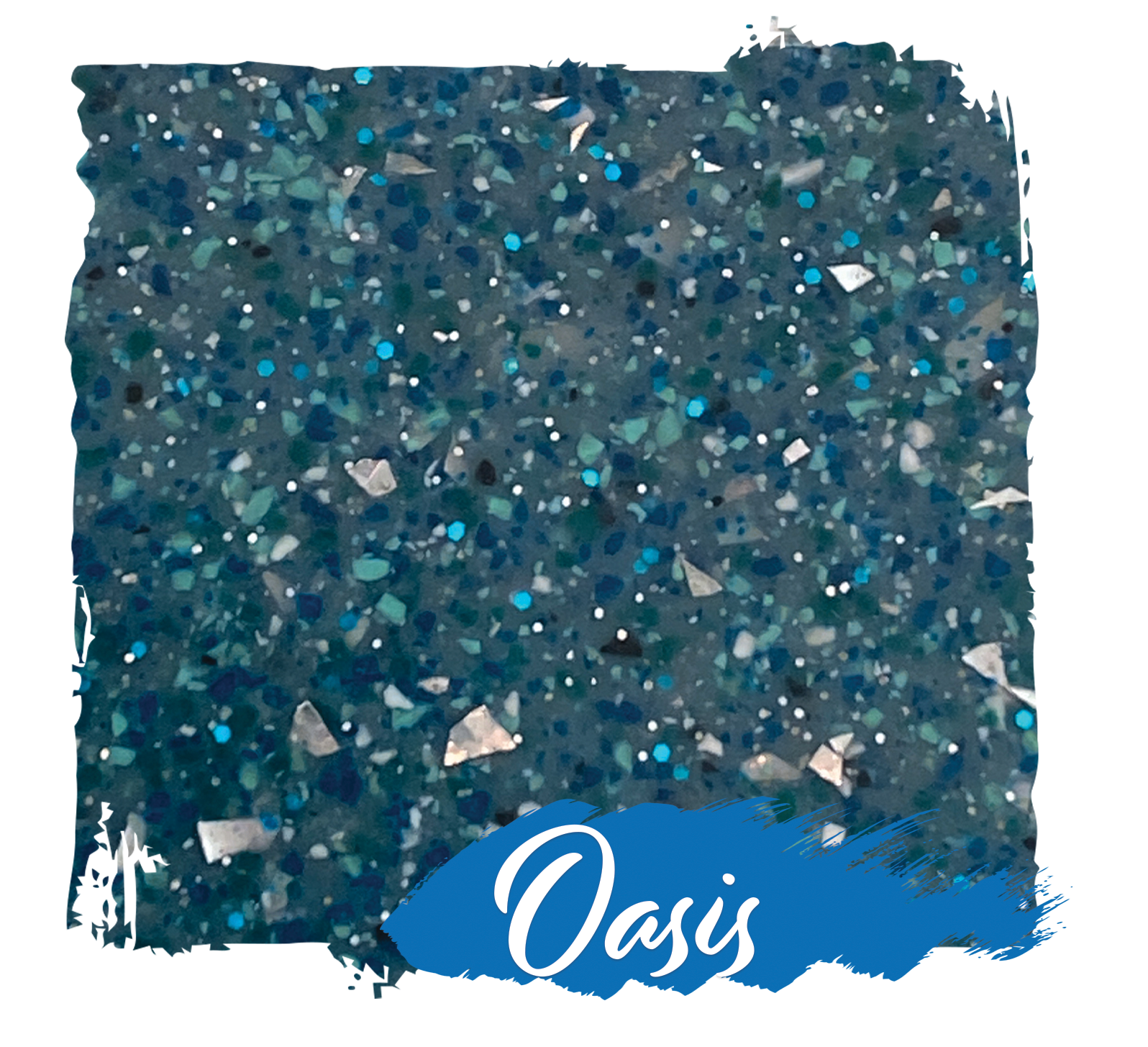 oasis fiberglass pool shell color